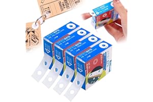 DILIGHTNEWS 1000 Piezas Refuerzo De Orificios Autoadhesivo, Anillos Refuerzo Orificios, Refuerzos De Orificios Transparentes Autoadhesivos, Para Hojas Sueltas Y Documentos (Transparente, Blanco)