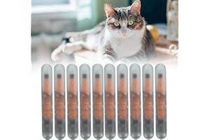 EVTSCAN Pet ID Microchip, 10pcs 1.25mm Pet Microchip Animal Label Glass Tube Chip Mini Leggero per identificazione 1.25 X 7mm