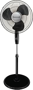 Honeywell HS-216E Oscillating and Tilt Stand Fan - Black