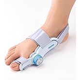 Frido Orthotics Bunion Corrector for Men & Women, Pack of 1 | Adjustable Toe Straightener with Pressure Control Knob & Soft G