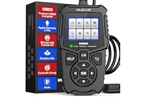 mucar obd2 Auto diagnostica,CDE500 diagnosi Auto Professionale in Italiano Funzioni Complete OBDII Diagnosi Auto Tutte Autodiagnosi Spegnere la Spia del Motore di Controllo Lettore di Codice