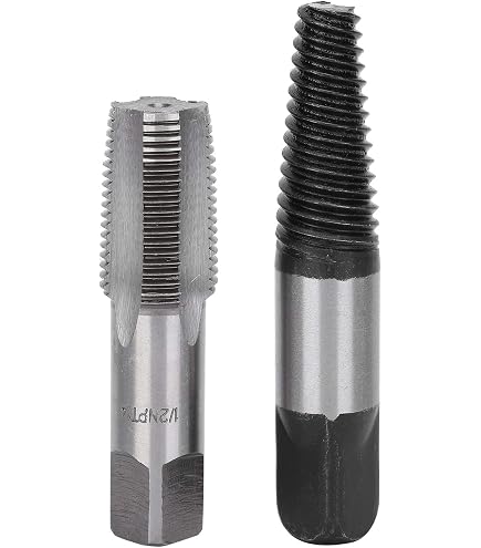Tinoaly Faucet Screw Extractor Set – Metal Broken Bolt & Pipe Thread Remover Tool Kit For Stripped Screws, Easy DIY Gift For Home Maintenance