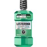 Listerine Total Care Teeth and Gums Fluoride Mouthwash, 500 ml | Gum Wash, Reduces Plaque and Protects Gums - 10 Benefits in