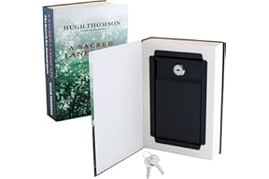 RED5 The Real Book Safe Barrel Key Locking Secret Diversion Locker with 2 Keys