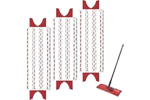 DLAIMI 3PCS Replacement Mop Pad compatible with Vileda 1-2 Spray, Microfibre Refill Head Replacement Pads for Vileda 1-2 Spray Mop/Ultramax/UltraMax Plus/Easywring