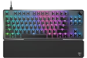 Turtle Beach Vulcan II TKL Pro Magnetic Mechanical RGB Gaming Keyboard – Analog Hall-Effect Switches, Adjustable Actuation, Rapid Trigger, Swappable Keycaps, Tenkeyless Design, Anti-Ghosting – Black