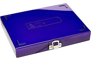Heathrow Scientific HD15988H True North Slide Box 100 Seater Polycarbonate 208mm Width x 175mm Height x 34mm Depth Purple