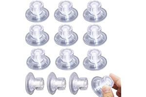 HLBKPX 12 Pcs Limpets for Caravan Awning, Van Side Fix Pads Kit, High Grip Suction Cups Glass Suction Pads PVC for Motorhome Campervan Van Canopy and Hanging Organiser (4.5cm)
