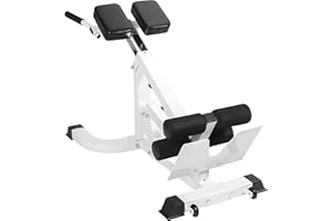 BAD COMPANY Deluxe Hyper Extension 45 ° dos de l'exercice/romain-octave Chair/dos Hyperextension avec roulettes de transport de 52 BCA