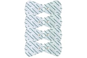 Healthcare World Wireless TENS Electrode Pads Self-Adhesive Gel Pads with 3.5mm Stud Connection Butterfly Shaped Pads Compatible with Beurer, Sanitas, KTR-2492 and Yucen Tens Machines - 2 Pairs