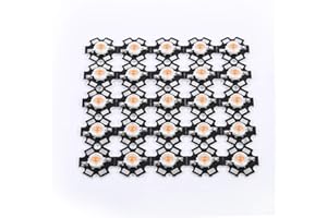 VOBOR LED Grow Light Chip-25Pcs / Pack 3W Full Spectrum Led Plant Grow Light Chips para plántulas, jardinería, hidroponía, invernadero (con PCB de 20 mm)