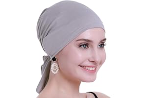 osvyo Foulard en Bambou pour Femme, pour Perte de Cheveux, chimiothérapie, Cancer, Emballage scellé, Taille Unique