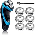 RF RollingFit SH30 Replacement Heads for Philips Electric Shaver Series 1000, 2000, 3000 and S738 Click and Style with 9 Durable Sharp Blade, Easy Cut, 6 - Pack
