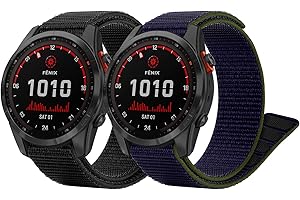 SONGSIER Cinturino Fenix 7 Compatibile con Garmin Fenix 7 Solar/Garmin Fenix 7 Sapphire Solar/Fenix 6/Fenix 6 Pro/Fenix 5/Fenix 5 plus/Instinct/Forerunner 935/945/ Approach S60