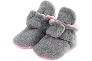 TMEOG Unisex buty do raczkowania, buty zimowe, wełniane, dla noworodków, z podszewką, dla dzieci w wieku 0-18 miesięcy