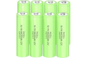 PKCELL Akumulatory AA NiMH 1,2 V 600 mAh do lamp solarnych, zabawek, 8 sztuk