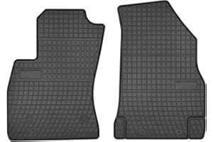 M MOTOS Alfombrillas de Goma para Fiat Doblo II 2010-2020 Mejora tu Comodidad de Viaje con la Alfombrilla Antideslizante para Coche- Alfombrillas de Coche para Varias Estaciones
