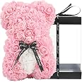 Orsetto con fiori di rosa Orsetto di peluche rosa fatto a mano Regali per le donne San Valentino Festa della mamma Anniversario di matrimonio  15