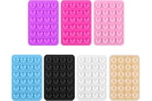 Gjinxi 7 Pièces Support de Téléphone Portable en Silicone Support de Téléphone Portable à Ventouse en Silicone Support à Ventouse de Téléphone Portable Ventouses Extra Fortes Support à Ventouse