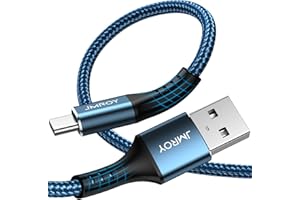 JMROY [1M] Cavo USB Tipo C Nylon Ricarica Rapida per Samsung Galaxy S21 Ultra,Note 20,Z Fold 3,Huawei P50,Mate 40,MateBook,Xiaomi Mi 11 Lite,OnePlus 9,Google Pixel 5,Realme