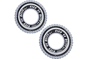 RmKbe 2pcs Inflatable Tire Swimming Ring Inflatable Swimming Float Rung Giant Tire Tubes Swimming Rings for Swimming Pool Beach Party Home Decoration (90cm)