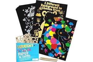 PURPLE LADYBUG Scratch Art for Kids - Great 6 Year Old Girl Gifts, Birthday Gifts for Girls Age 5 7 8 9 10 11+, & Creative Gifts for 6 Years Old Girls and Up - Arts and Crafts for Kids