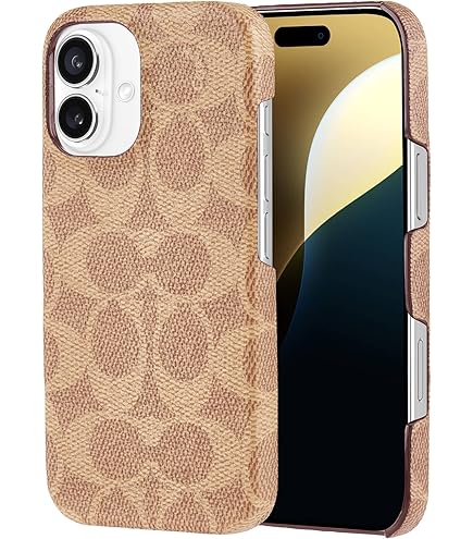 Coach Signature Canvas Slim Wrap iPhone 15 Pro Case, Compatible