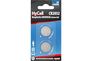 ANSMANN HYCELL 5020202 3 V litowa CR 2032 guzikowa komórka - srebrna (opakowanie 2 szt.)