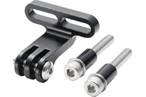KREMORV Fahrrad Kamera Halterung Adapter Fahrradlenker Kamerahalterung für GoPro Xiaomi SJCAM Sport Action Camera
