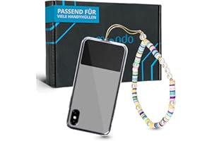 pamindo® Handykette Universal mit Perlen/Premium Handyband/Handy Anhänger/praktisches Accessoire/Smartphone Umhängeband