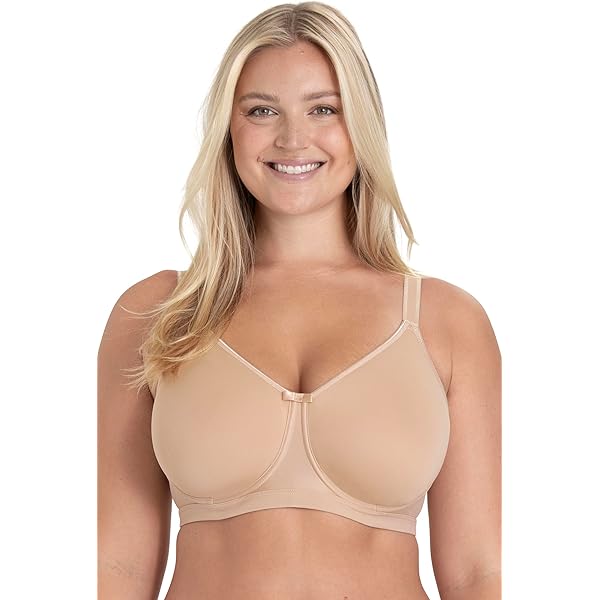 DotVol Minimizer-beha voor dames, comfortabel, zonder beugel, grote maten, roze, 95G