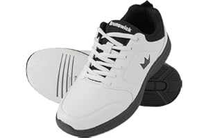 EMAX | Brunswick - Bowling-Schuhe Männer | Herren Bowling-Schuh | Tradition Black & Classic White