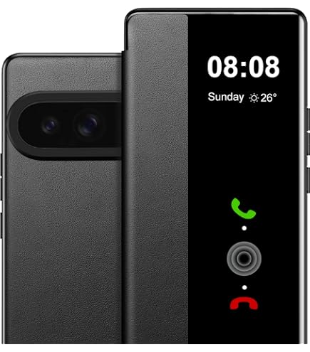 Handyhülle Für Google Pixel 9A – PU Leder Flip Case Mit Kartenfach, Ständer & Kameraschutz