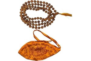 NAISHA Original Gaumukhi Japa Mala Bag Bead Mala/Necklace,Handmade Religious Japa/Meditation Mala/Vashikaran Attraction and Devi Siddhi 108 beads