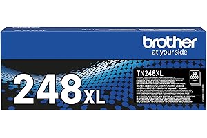 BROTHER TN-248XLBK Toner Cartridge, Black, Single Pack, High Yield, Includes 1 x Toner Cartridge, Genuine Supplies