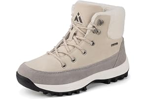 Mishansha Botas Mujer Invierno Cálidas Botines de Nieve Antideslizantes EU 36-42