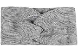 ZWILLINGSHERZ Fascia per capelli a forma di cuore gemellare con nodo trecciato – nastro di alta qualità per donne e ragazze – cashmere – paraorecchie – Fascia per capelli