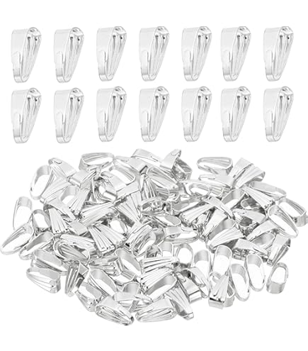 PATIKIL Lot De 600 Mousquetons En Alliage De 8,5 X 3,5 Mm Pour Fabrication De Colliers, Bijoux, Bracelets, Loisirs Créatifs, Ton Or, Argent, Bronze