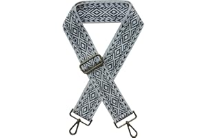 Xundefeng 5 cm Breite Damen Boho Ersatz Handtaschengurte für Crossbody Geldbörse Taschen Lady Girls Canvas Taschengurt