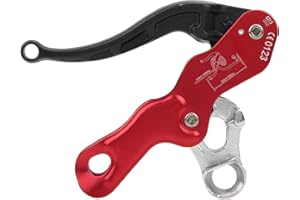 VGEBY Professional Self Braking Descender Belaying and Rappelling Gear Equipment for 10-12mm Rope Rock Climbing Tree Arborist Weightliftingbelt Other Extreme Sports Products