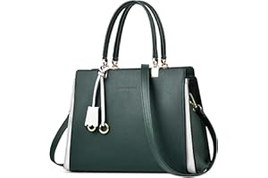 DEEVORCA Elegante Bolsos de Mujer Moda Ligero Bolso Bandolera con Mango Gran Capacidad Bolso Tote para Compras Diario Viajes Trabajar Casuale PU Cuero Señoras Bolsa Mensajero