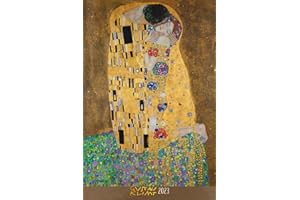 Gustave Klimt: LE BAISER Agenda Semainier de Janvier à Décembre | Une Semaine par Double page | Intérieur Sobre & Moderne | Organiseur Personnel ... A5 | Weekly Planner Français vue Mensuelle