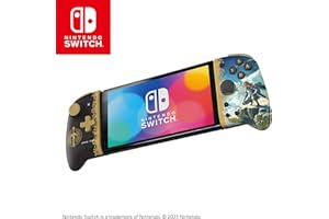 Hori Nintendo Switch Split Pad Pro (The Legend of Zelda: Tears the Kingdom Edition) for - Officially Licensed by & OLED Model, Black, (NSW-432U)