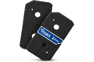 VIOKS 2 x torkfilter av skum, ersättning för Bosch 12007650 flusensieb