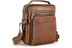 Contacts prawdziwa skóra męska iPad mini messenger crossbody torba tote teczka