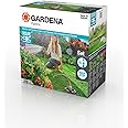 Gardena Sprinkler System Pipeline Starter Set: Complete Set for Entertaining the Pipeline System, Water Removal Around the Home and Garden, Underground Mounting (08270-20) – Assorted Colors