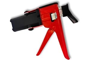 AREABOXES Pistola Dispensadora Metalica Y Reforzada, Pistola De Pegamento Epoxi A/B, Pistola Dispensadora De Mezcla.