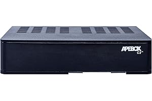 APEBOX C2 4K- Receptor combo Multistream H.265 UHD (2160p, 1x DVB-S2X + 1x DVB-T2/C, 2x USB 2.0, HD-OUT, LAN, Lector CA, LED Display, IR, SPDIF óptico, Cable AV, RS232,YouTube, DLNA y RCU excepcional)