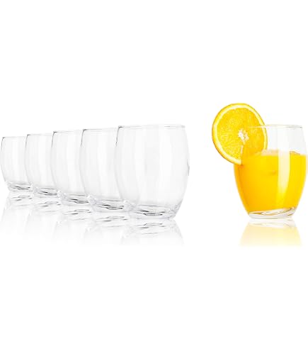 Excelsa New York Set di 6 Bicchieri Acqua, 220 ml, 6 unità (Confezione da 1