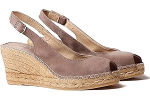 TONI PONS CALPE - Toni Pons peep toe style wedge espadrille for women made of suede.